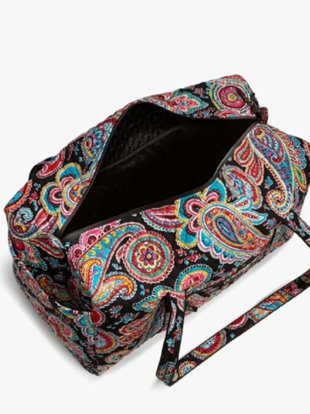 Quilted Paisley Duffle Bag "Rare" Retired Vera Bradley Parisian Paisley